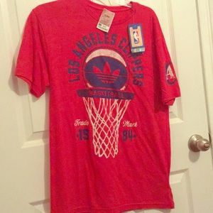 Brand-New Medium LA Clippers Shirt from Adidas